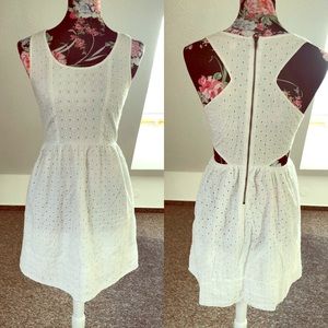 White Eyelet Dress